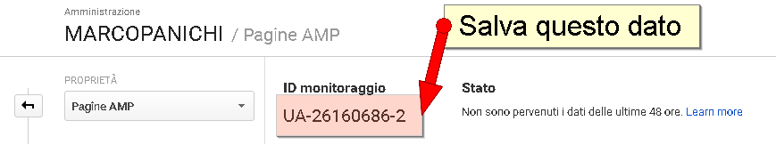 google-analytics-id-monitoraggio