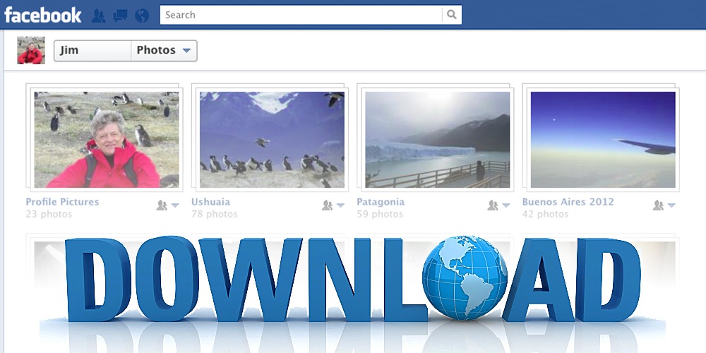 scaricare album fotografici facebook