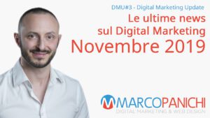 marco panichi digital marketing update novembre 2019