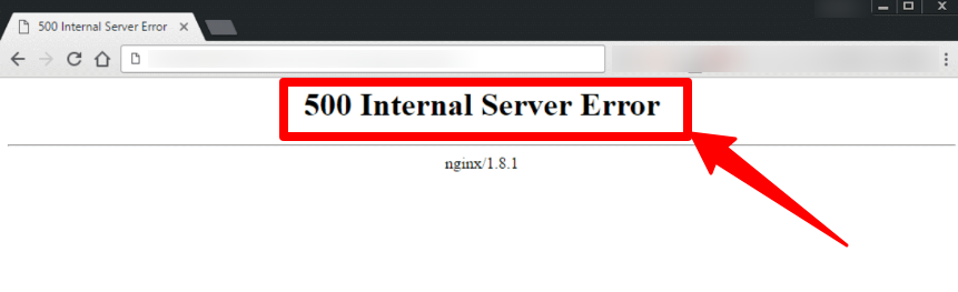 500 internal server error ngix