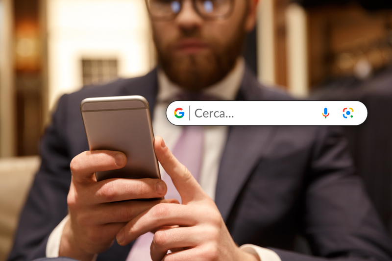 uomo cerca telefono azienda profilo attivita google maps