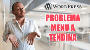 wordpress problema menu a tendina come risolvere