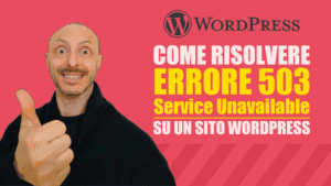 wordpress errore 503 come risolvere